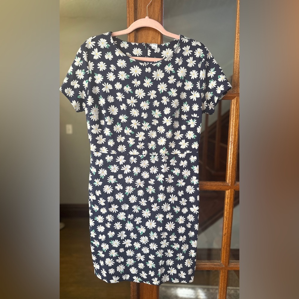 Ponte Daisy Printed Mini Dress